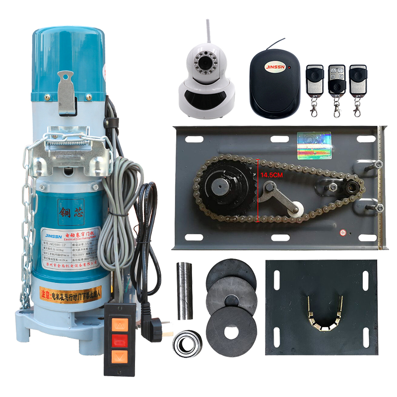 漳州卷簾門電機600KG銅芯防雷快速板車庫門卷閘門外掛鏈條電機